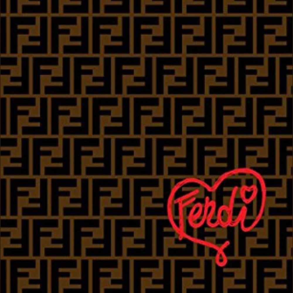 FENDI Notebook “FF Logo” With stickers Limited Edition Japan EXCLUSIVE . NIB